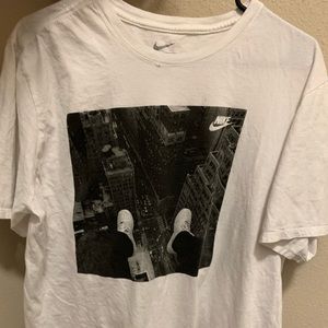 White nike t shirt